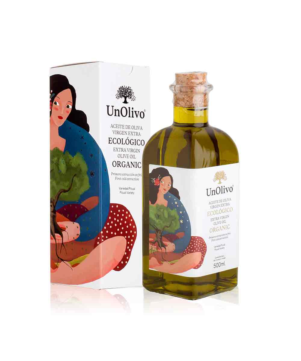 Aceite de Oliva Virgen Extra Ecológico Frasca UnOlivo 500ml