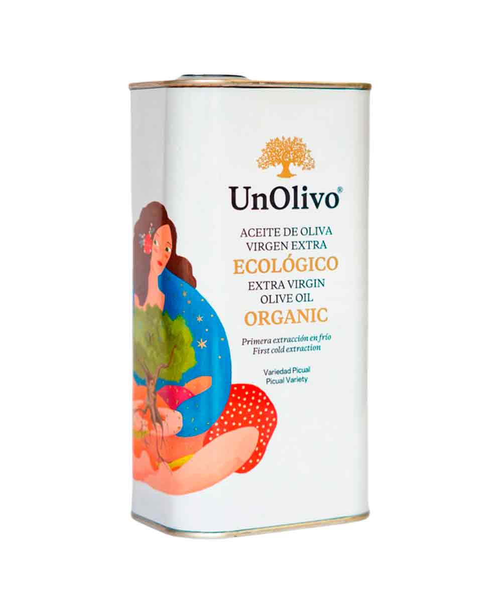 Aceite de Oliva Virgen Extra Ecológico UnOlivo Lata 1l