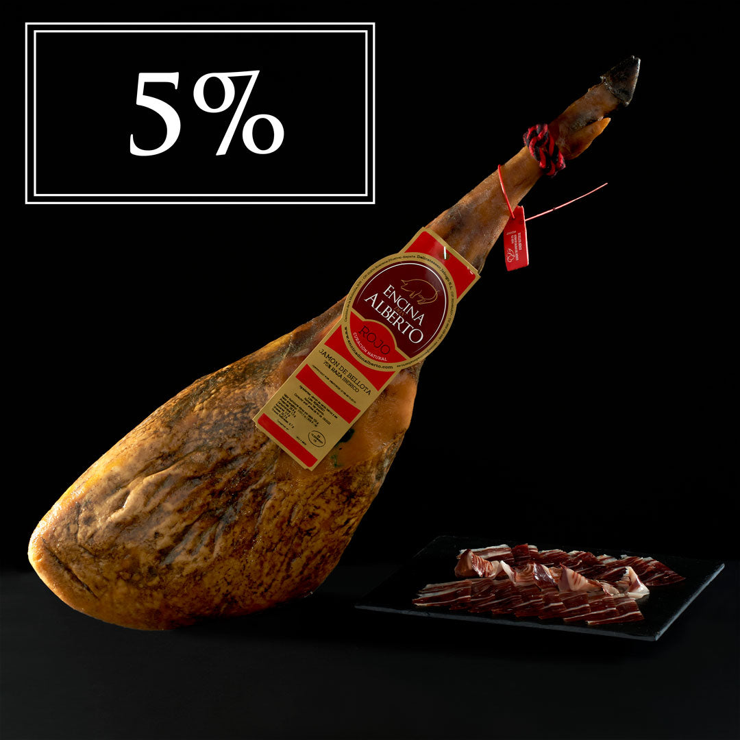 Jamón de Bellota Ibérico 75% Raza Ibérica Don Alberto 7,5kg aprox.